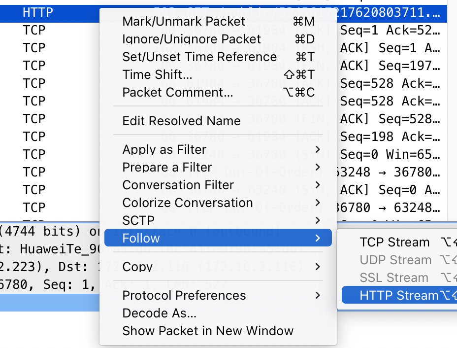 Wireshark Follow Http Stream